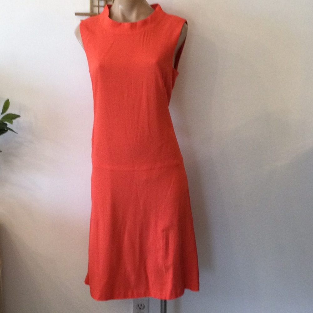 Lafayette 148 New York orange dress